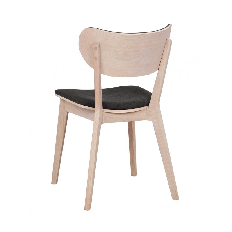 RO Kato Chair Whitewash/Dark Grey